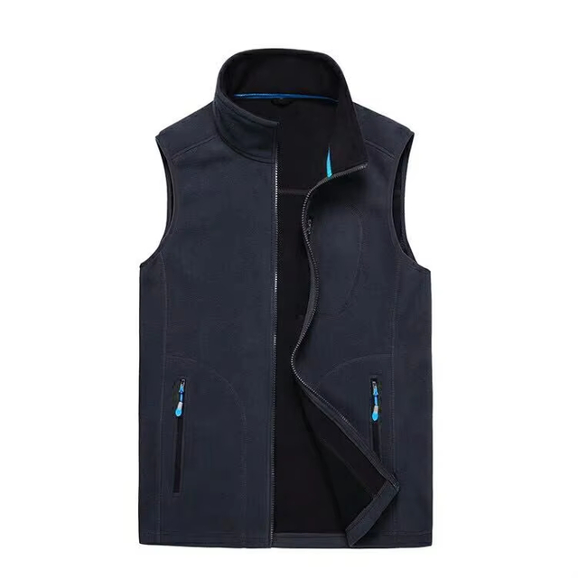 Custom Light Fleece Jacket Keep Warm Hiking Sports Softshell Vest Work Gilet in Spring for Women