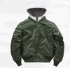 Fall/Winter Bomber Jacket Men's Baseball Jacket Heavy Cargo Short Loose Outdoor Air Cotton pilot Jacket