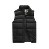 Mens Down Vest Autumn and Winter New Stand Collar Warm Thickened Vest Short