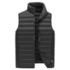 Mens Lightweight Waterproof Windproof Fishing Causal Winter Vest Jacket Coat for Hiking Camping Sailing