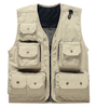 Custom Explosive Models Men's Utility Cargo Vest Outdoor Fishing Safari Travel Work Photo Vest With Pockets
