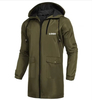 Men's Long Windproof Waterproof Lightweight Raincoat Jacket Waterproof Outdoor Hooded Jacket
