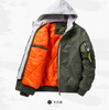 Fall/Winter Bomber Jacket Men's Baseball Jacket Heavy Cargo Short Loose Outdoor Air Cotton pilot Jacket