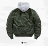 Fall/Winter Bomber Jacket Men's Baseball Jacket Heavy Cargo Short Loose Outdoor Air Cotton pilot Jacket