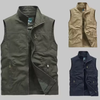 On Sale Men's Fishing Vest Utility Travel Vest With Pockets Jacket Vest