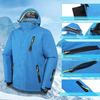 Men's Winter Ski Jacket Mountain Waterproof Windproof Thermal Skiing Hiking Camping Jacket Coat
