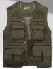 Multi-functional Vest Male Spring and Autumn Multi-pocket Photographer Fishing Vest Overalls Summer Director Plus Size