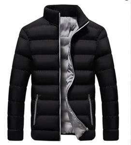 OEM Custom Warm Thick Bubble Men Winter Coats High Quality Zipper Padded Puffer Jackets