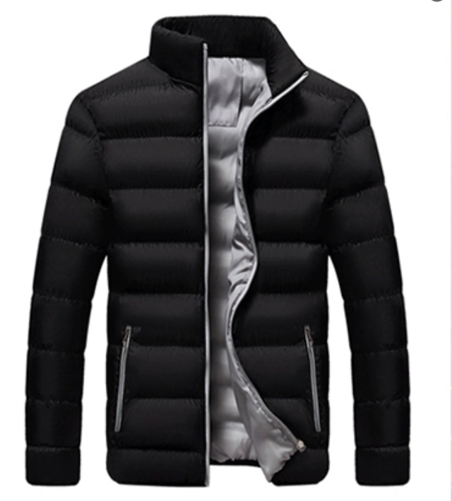 OEM Custom Warm Thick Bubble Men Winter Coats High Quality Zipper Padded Puffer Jackets