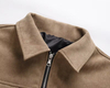 Hot Sale Customized Fake Suede Jacket With Thick Zipper and Big Pockets Is a Hot Seller of Cargo Trucker Coats
