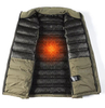 Men's Down Vest Autumn and Winter New Stand Collar Warm Thickened Vest Short