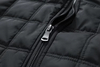Custom Plaid Coat Knit Sleeve Men's Jacket Business Casual Men's Coat for Autumn and Winter