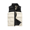 Custom Mens Down Vest Autumn and Winter New Stand Collar Warm Thickened Vest Short