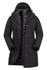 Professional Puffer Padding 3 in 1 Windproof Waterproof Women Long Outdoor Hiking Hooded Jacket