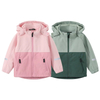 Softshell Jacket Windproof Waterproof Hooded Fleece Outwear for Baby Kids Coats Children's Clothing for Girl
