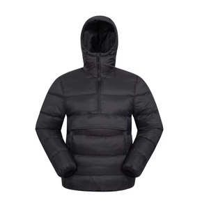 Oem Custom Warm Thicken Bubble Mens the Winter Coats High Quality Half Zip Padded Puffer Jacket for Men