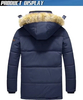 Custom Fashion Men's Winter Parka Down Jacket With Hood Waterproof Windproof Thickened Parka Ski Coat