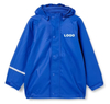 Children's PU Polyester Raincoat Windproof and Waterproof Rain Jacket for Student Traveling Camping