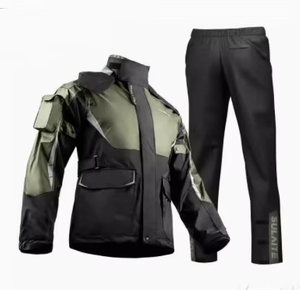 OEM Motorcycle Raincoat Rain Pants Full Body Rainproof Motorcycle Rainproof Riding Suit Set Thick Waterproof Rain Suit