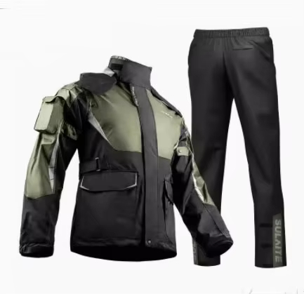 OEM Motorcycle Raincoat Rain Pants Full Body Rainproof Motorcycle Rainproof Riding Suit Set Thick Waterproof Rain Suit