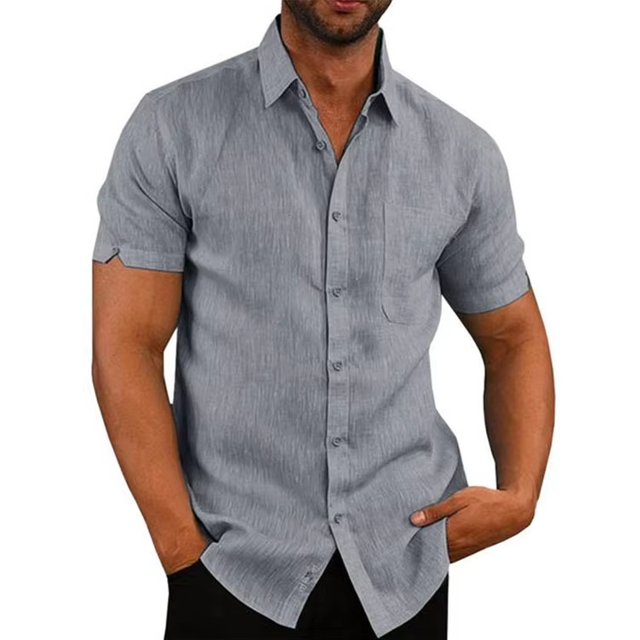 Good Elastic Pleasure Breathable Elegant Men's Work Shirt