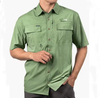 OEM Men's Well Made Sun Protection Quick Drying Short Sleeve Fishing Shirt for Hiking Beach Fishing Travel Camping