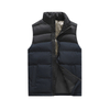Custom Mens Down Vest Autumn and Winter New Stand Collar Warm Thickened Vest Short