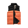 Mens Down Vest Autumn and Winter New Stand Collar Warm Thickened Vest Short