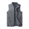 Fashion Contrast Color Casual Polyester Men Soft Fleece Vest Micro Fleece Gilet for Men Outdoor Jacket