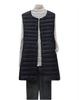 Women Winter Windproof Puffer Down Vest Long Wholesale Sleeveless Jacket Women Down Vest With Fur Collar for Ladies